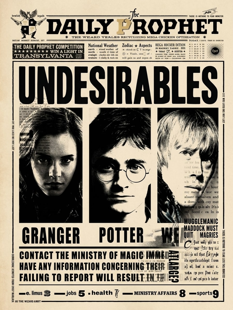 Harry Potter Lenticular Poster