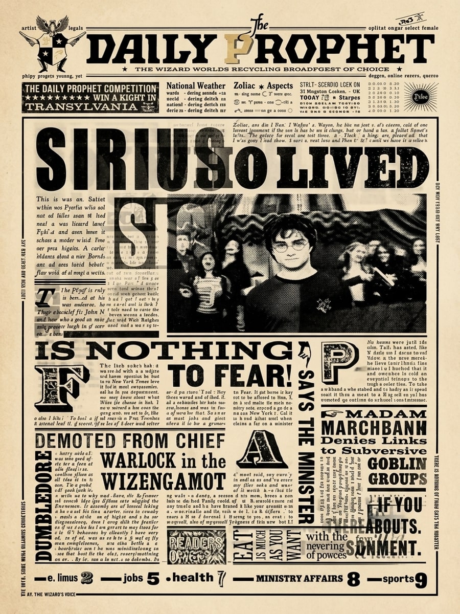 Harry Potter Lenticular Poster - Orta görünüm