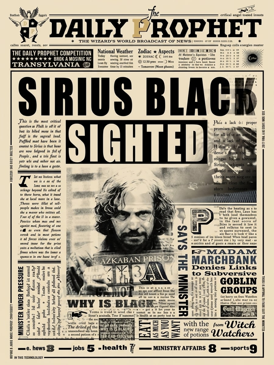 Harry Potter Lenticular Poster - Sağ görünüm