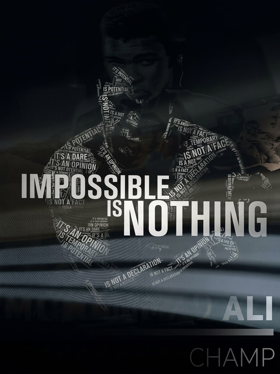 Muhammed Ali Lenticular Poster