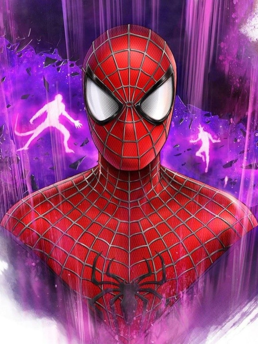 Spider Man Lenticular Poster - Sol görünüm