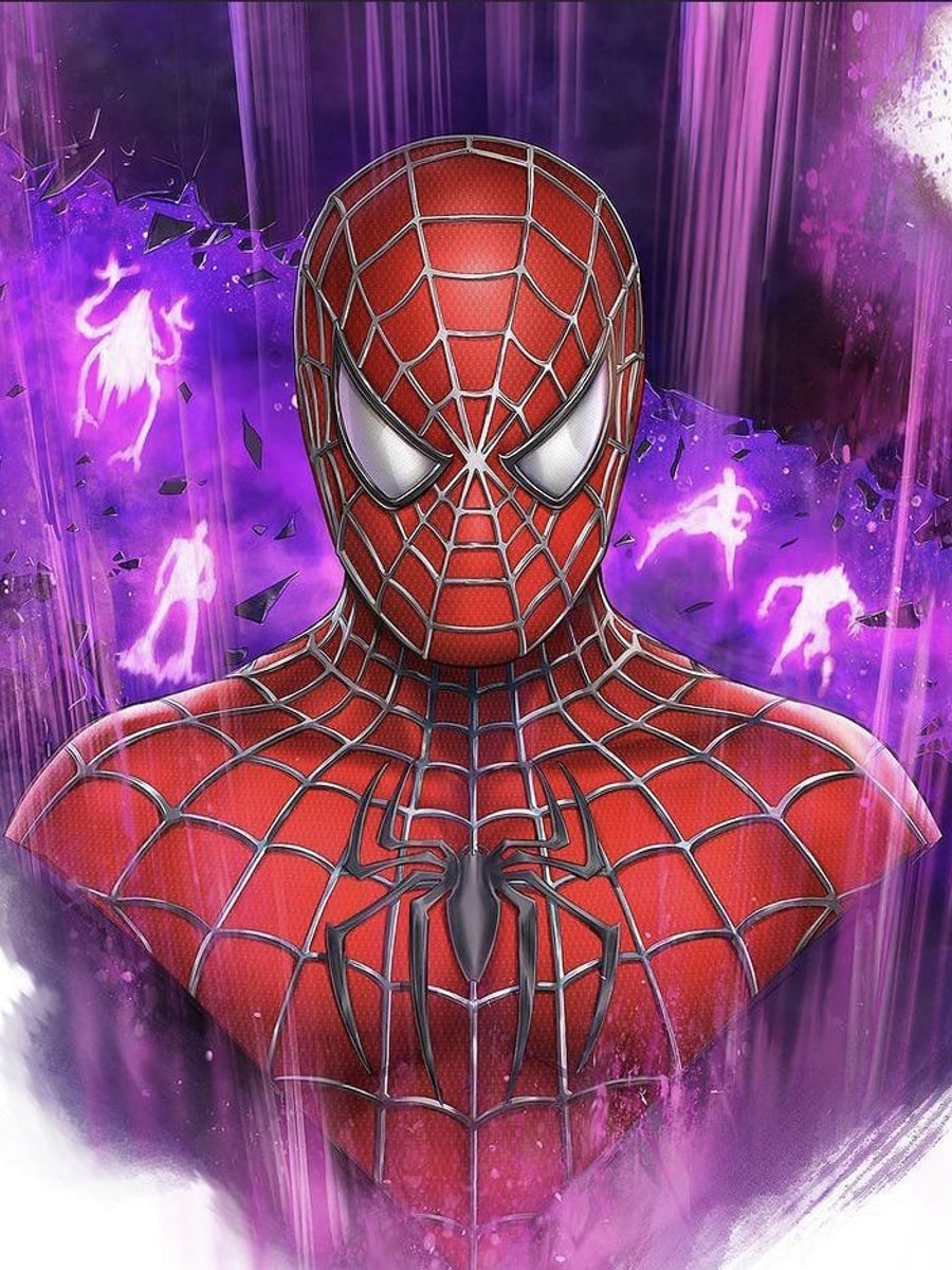 Spider Man Lenticular Poster - Orta görünüm
