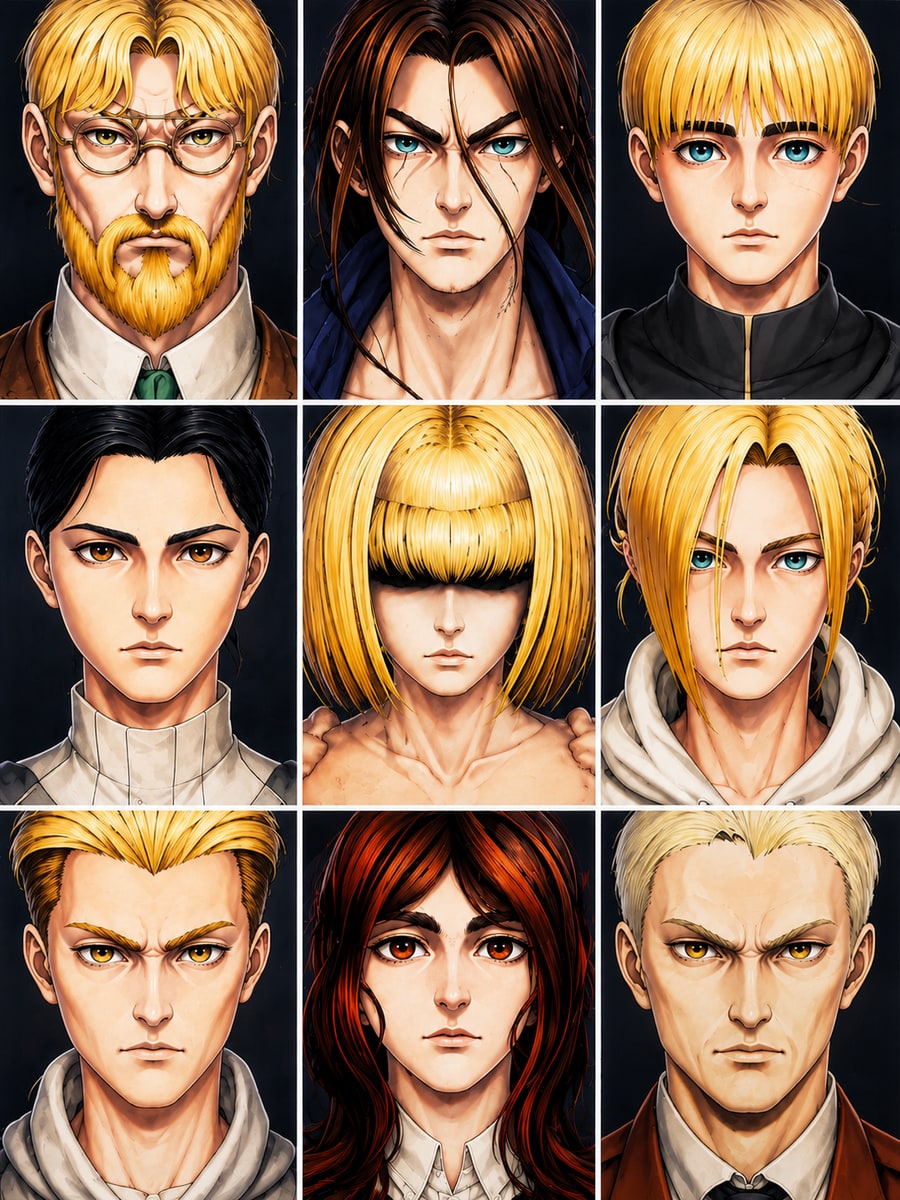 Attack On Titan Lenticular Poster - Orta görünüm